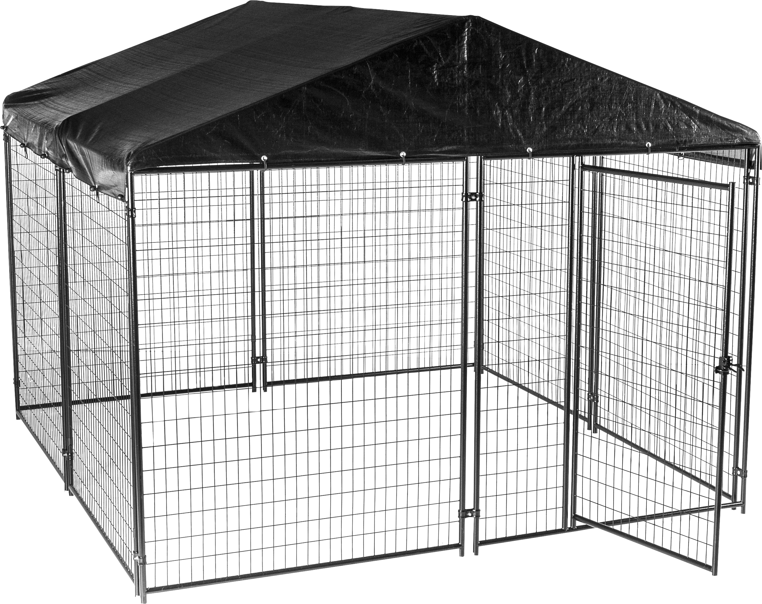 Lucky Dog Modular Welded Wire Kennel with Cover Cabela's